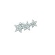 Boucles d'oreilles LPS Exigo stud 3 stars crystals