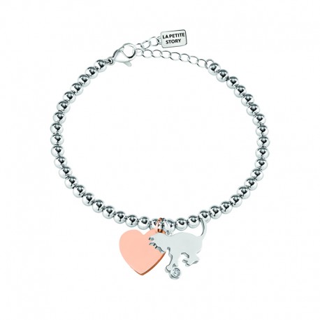 Bracelet LPS Dog et Kitty cat 1 silver R