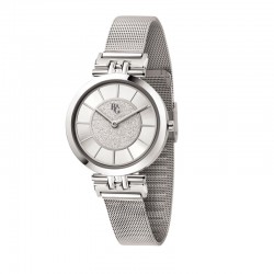 SOIREE 34MM 2H SILVER DIAL MESH BR SS