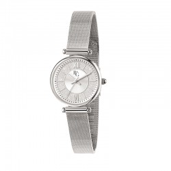 BELLE 28MM 3H SILVER DIAL MESH BAND SS