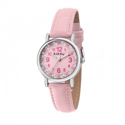 MADEMOISELLE 28MM 3H ROSE DIAL PINK STRA