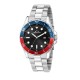 CAPTAIN 43MM 3H RED+BLU BE BLK DIA BR SS