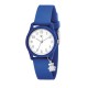 CHARMS 30MM 3H WHITE DIAL BLUE PU STRAP