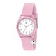 CHARMS 30MM 3H WHITE DIAL PINK PU STRAP