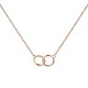 NECKLACE UNITY ONE SIZE ROSE GOLD