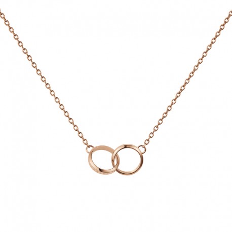 NECKLACE UNITY ONE SIZE ROSE GOLD