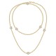 INCONTRI NECK GOLD PVD+BRA HEART&W/ST