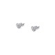 INCONTRI EARRINGS SS HEART W/PP STONE