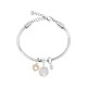 DROPS BANGLE SS BASE LOVE+3 BEAD Ph62.6MM