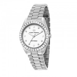 BOLD WATCH 34MM 3H SILV/WHITE DIAL BR SS