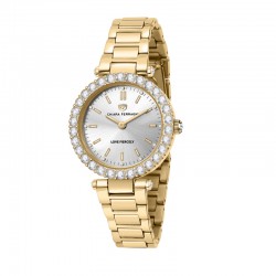 LADY LIKE 36MM 2H S/WIHTE DIAL BR YG