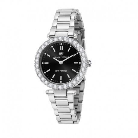 LADY LIKE 36MM 2H BLACK DIAL BR SS