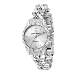 CHAIN CAPSULE 34MM 3H SILVER DIAL BR SS