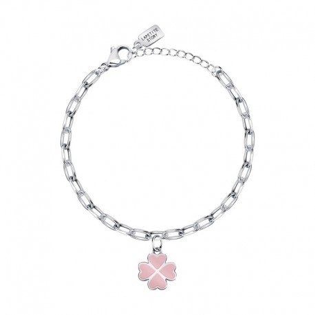 BR.FRIENDSHIP SS CHARM PINK ENAMEL16+3CM