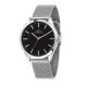 CLASSIQUE 41MM 3H BLACK DIAL SS MESH BR