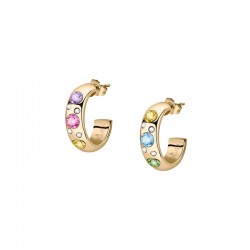 POETICA EARRINGS YG + COLORFUL CRYSTAL