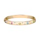 POETICA BANGLE YG + COLORFUL CRYSTALS