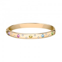 POETICA BANGLE YG + COLORFUL CRYSTALS