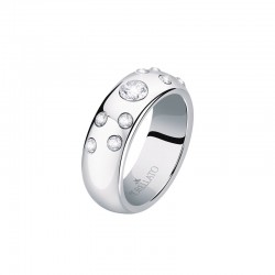 POETICA RING SS + WHITE CRYSTAL 016