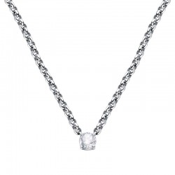 POETICA NECK SS WHITE CRYSTAL 35+7CM