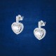 TESORI EARRINGS WHITE CZ SILV.925