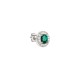 Boucles d'oreilles LPS Exigo stud emerald stone