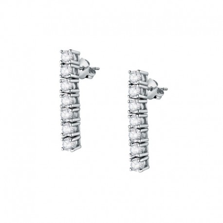 SCINTILLE EARRINGS SILVER PLATED TENNIS