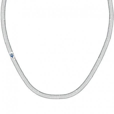 MASERATI NECK. IP BLUE TRIDENT 55CM