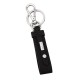 KEYRING PRESTIGE SS BLA SAFFIANO LEATHER