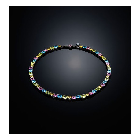 PRINCESS RAINBOW NECK.COLORFUL CZ 40+EXT