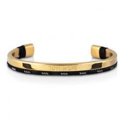 Bracelet Tom Hope Hybrid Cuff-GD/BK/GR-