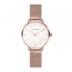 WATCH SAILOR LINE WHI DIAL MESH G/ROSE