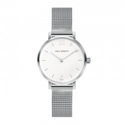WATCH SAILOR LINE WHI DIAL MESH SIL