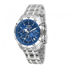 SGE 650 CHR 42MM BLUE DIAL BR SS