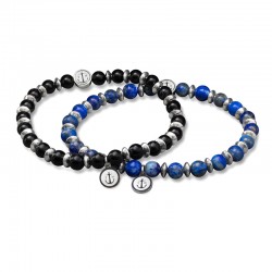 BR.LAGUNA STAINLESS STEEL - BLUE & BLACK