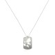 NECKLACE WORLD CUT-OUT - SILVER